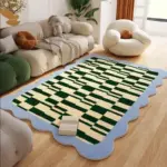 Geometric Pastel Coloured Living Room Rug tag1