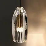 Geometric Pendant Lamp with Crystal Accents tag1