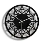 Geometric Soundless Wall Decor Clock for Home