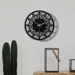 Geometric Soundless Wall Decor Clock for Home