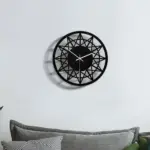 Geometric Soundless Wall Decor Clock for Home