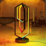 Geometric Table Lamp with Smart LED Lighting tag1