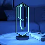 Geometric Table Lamp with Smart LED Lighting tag1