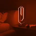 Geometric Table Lamp with Smart LED Lighting tag1