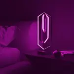 Geometric Table Lamp with Smart LED Lighting tag1
