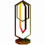 Geometric Table Lamp with Smart LED Lighting tag1