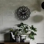 Geometric Wall Decor Noiseless Clock for Home