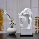 Geometry Horse Head Craft Sculptures and Statues