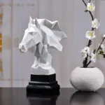 Geometry Horse Head Craft Sculptures and Statues