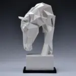 Geometry Horse Head Craft Sculptures and Statues