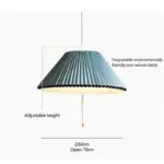 Geplooide Vervormde Stof Paraplu Ontwerp Kroonluchters Moderne Huisdecoratie Led Lamp Voor Slaapkamer Woonkamer Eetkamer Verlichtingsarmaturen.jpg 640x640 24f20d78 2a90 4e7e a6a1 c000