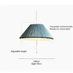 Geplooide Vervormde Stof Paraplu Ontwerp Kroonluchters Moderne Huisdecoratie Led Lamp Voor Slaapkamer Woonkamer Eetkamer Verlichtingsarmaturen.jpg 640x640 884af2fd 1ce0 405a 9ed0 81a2