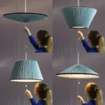 Geplooide Vervormde Stof Paraplu Ontwerp Kroonluchters Moderne Huisdecoratie Led Lamp Voor Slaapkamer Woonkamer Eetkamer Verlichtingsarmaturen 5864e6bf 4f16 48dc 9da2 f182c3fddad5