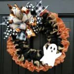Ghost_Halloween_Wreath_Front_Door_Decor_-_-_tag1_-4236607 Ghost Halloween Wreath Front Door Decor tag1