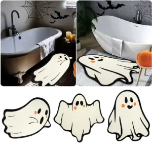 Ghost Kid Halloween Carpet Family