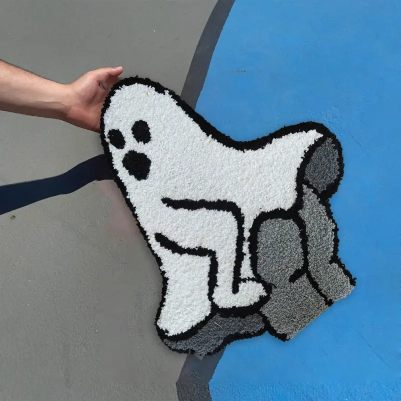 Ghost Kid Halloween Carpet Family tag1