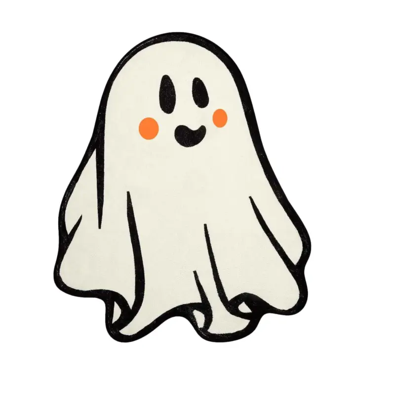 Ghost Kid Halloween Carpet Family tag1