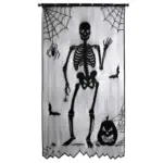 Ghost festival lace tablecloth black spider web tablecloth tag1