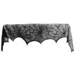 Ghost festival lace tablecloth black spider web tablecloth tag1