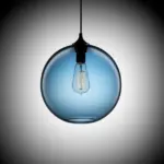Gia Glass Dome Hanging Lamp tag1