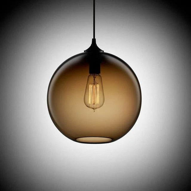 Gia - Glass Dome Hanging Lamp -  - #tag1#