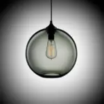 Gia Glass Dome Hanging Lamp tag1