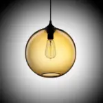 Gia Glass Dome Hanging Lamp tag1