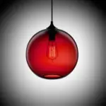 Gia Glass Dome Hanging Lamp tag1