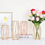 GildedBloom Gilded flower vase
