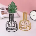 GildedBloom Gilded flower vase