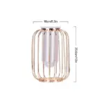 GildedBloom Gilded flower vase