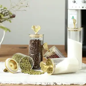 Gingko Sealed Storage Jars
