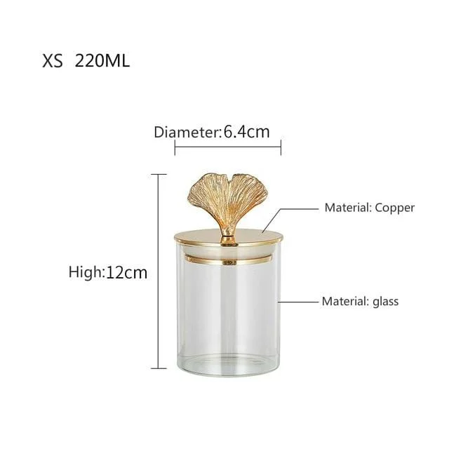 Gingko Sealed Storage Jars -  - #tag1#