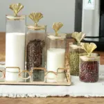 Gingko Sealed Storage Jars tag1