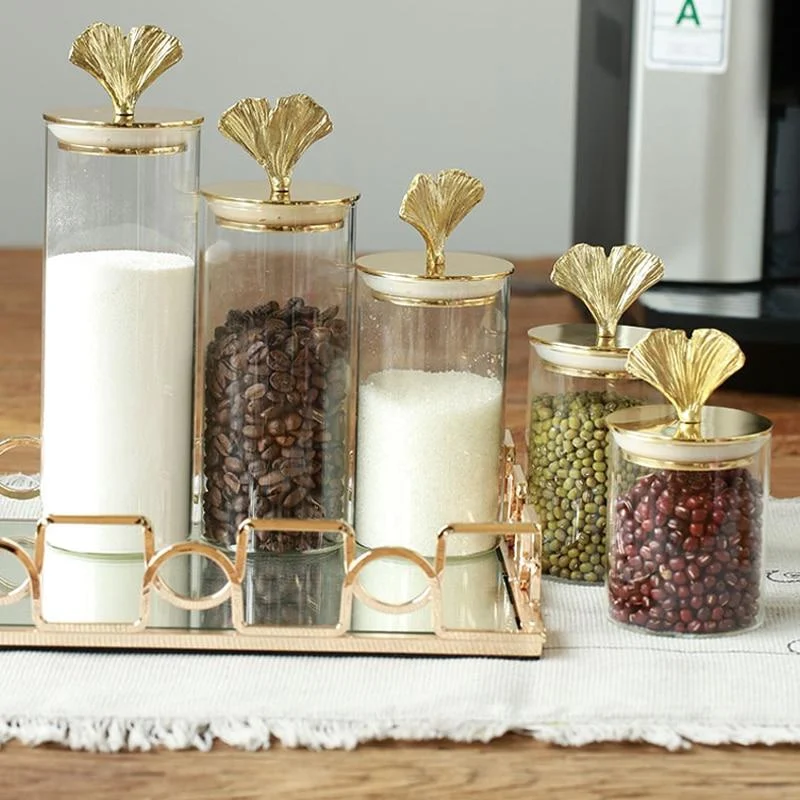 Gingko Sealed Storage Jars -  - #tag1#