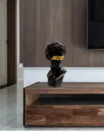 Giuliano de Medici Gold Accent Statue