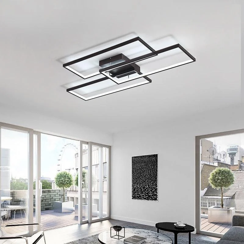 Glam Rectangle Modern Led Chandelier -  - #tag1#