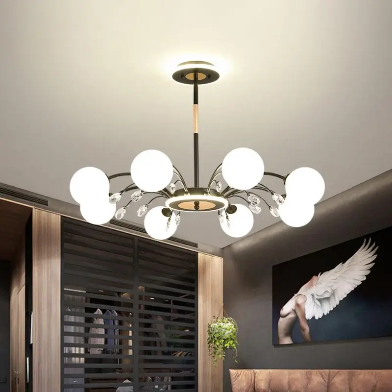 Glamorous Glass Raindrop Chandeliers