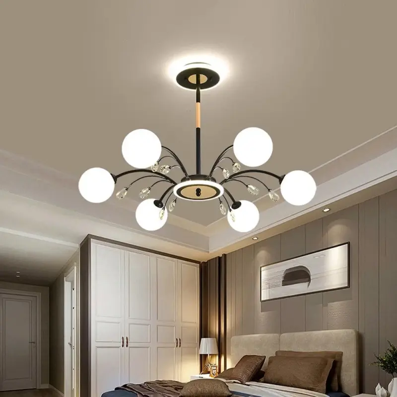 Glamorous Glass Raindrop Chandeliers 12