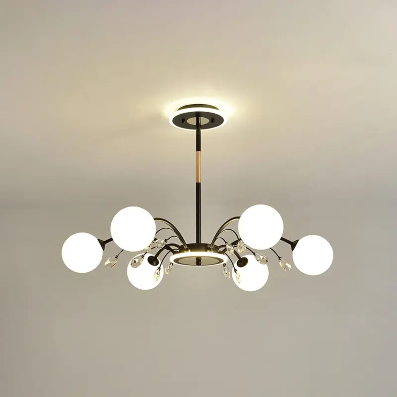 Glamorous Glass Raindrop Chandeliers sku