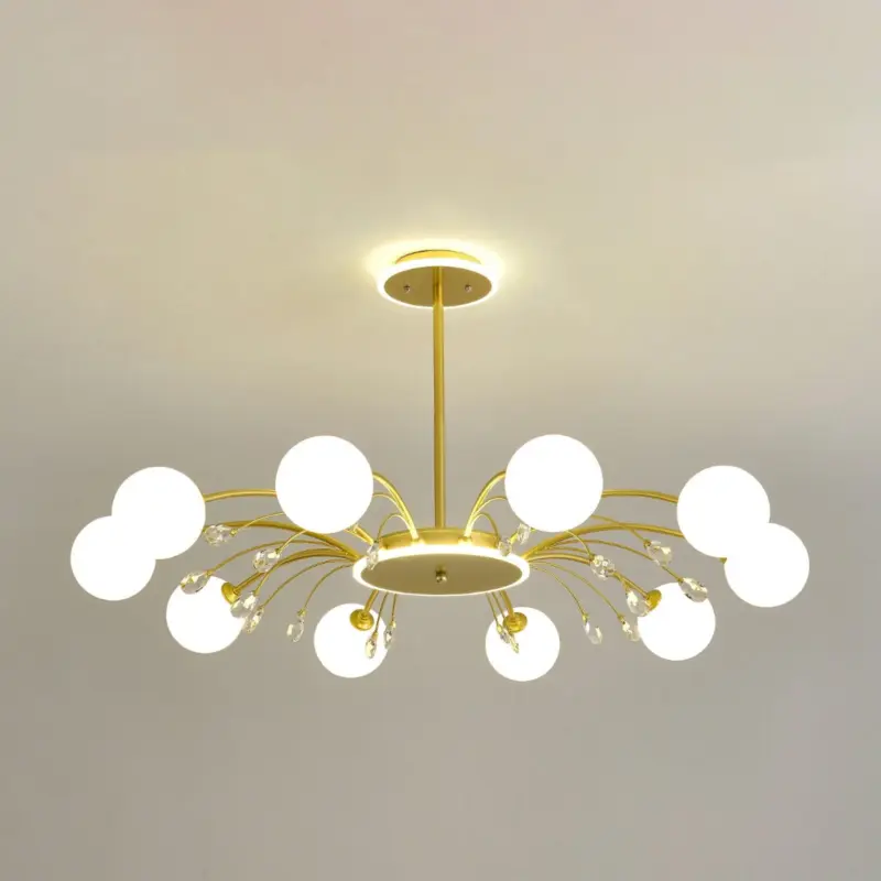 Glamorous Glass Raindrop Chandeliers sku