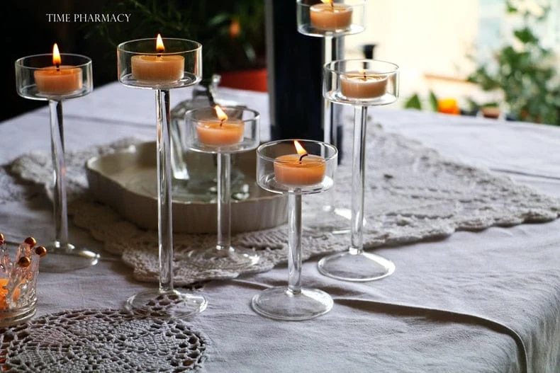 Glass Candle Holders Set Tealight Candle Holder Home Decor Wedding Table Centerpieces Crystal Holder Dinner Table B8541af5 6d38 4a3b 9be7 468c68170fed