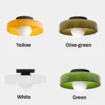 GlassRoundLEDCeilingLight Homdiy