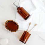 Glass Apothecary 4 Piece Bathroom Set