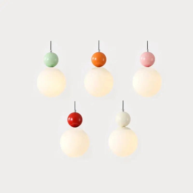 Glass Ball Single Pendant Ceiling Lamp