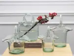 Glass Basket Vase tag1