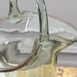 Glass Basket Vase tag1