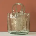 Glass Basket Vase tag1