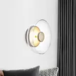 Glass Bowl Bedroom Bedside Lamp Wall Lamp tag1