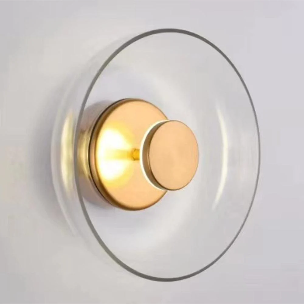 Glass Bowl Bedroom Bedside Lamp Wall Lamp -  - #tag1#